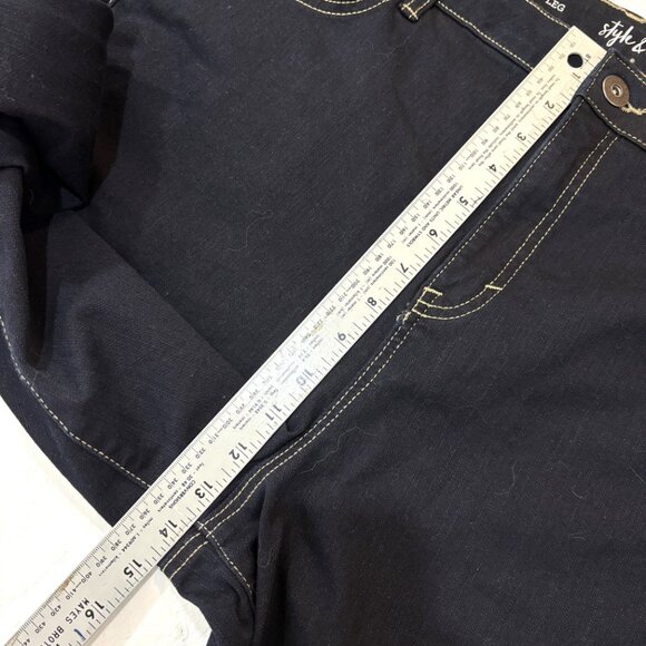 Style & Co Bootcut high Rise Slimming Pocket Repreve Jeans Size 18 NWT - Picture 8 of 13